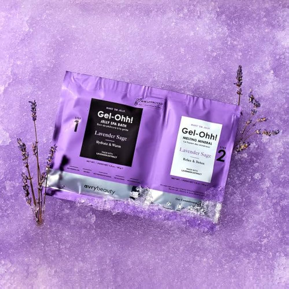 Amazon.com: AvryBeauty Gel-Ohh Jelly Spa - Lavender, 1 ct